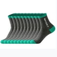 thumbnail image 1 of Mgmyaa 5 Pairs Above Ankle Athletic Socks Moisture Wicking Breathable Cotton in Solid with Active Fit for Men for Running Training All Season, 1 of 6