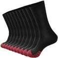 thumbnail image 1 of Mgmyaa 5 Pairs Above Ankle Athletic Socks Moisture Wicking Breathable Cotton in Solid with Stretchable Active Fit for Men for Running Training All Season, 1 of 7