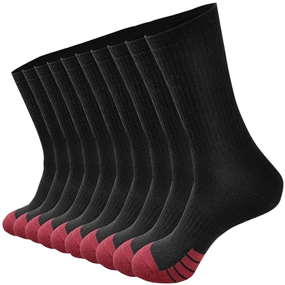 Mgmyaa 5 Pairs Above Ankle Athletic Socks Moisture Wicking Breathable Cotton in Solid with Stretchable Active Fit for Men for Running Training All Season