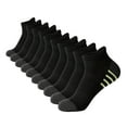 thumbnail image 1 of Mgmyaa 5 Pairs Ankle Athletic Socks Moisture Wicking Breathable Cotton in Solid with Stretchable Active Fit for Men for Running Gym All Season, 1 of 6