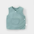 thumbnail image 1 of Mgmyaa Baby Sleeveless Double Layer Belly Protection Vest Casual Camisole Outerwear for Infants Toddlers Warm Comfortable Layering 0-3Y Fall Spring, 1 of 3