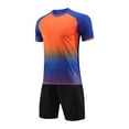 thumbnail image 1 of Mgmyaa Boys Athletic Outfit Sets, Athletic Fade Training Short Sleeve Set, Basketball Soccer Sports Kit with Side Pockets (Ages 4-13), 1 of 4