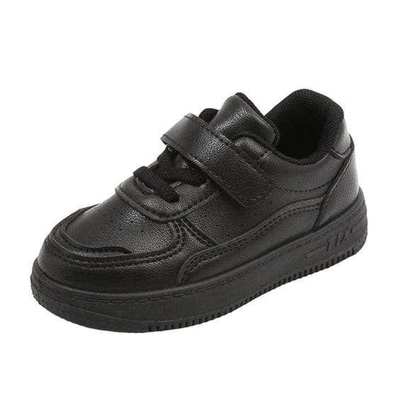 Mgmyaa Boys Athletic Shoes with Hook & Loop Closure, Outdoor Soft Soled Lightweight Casual Shoes for Kids