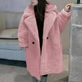 thumbnail image 1 of Mgmyaa Boys Girls Velvet Lined Long Coat Winter Plush Fleece Outerwear Soft Warm Jacket Kids 2-8Y, 1 of 3