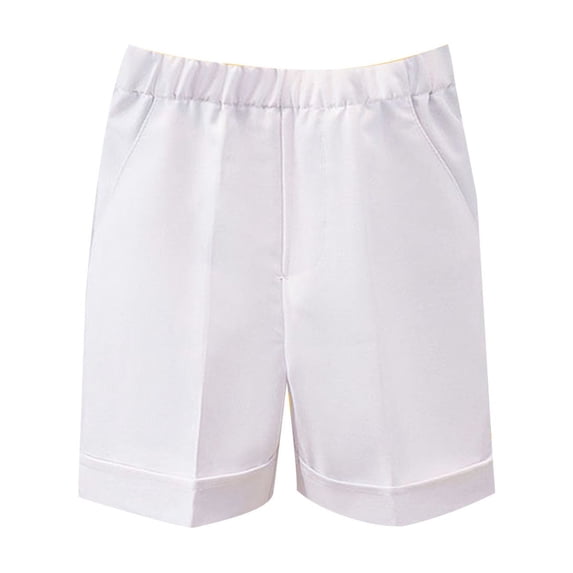 Mgmyaa Boys Solid Color Elastic Waist Nylon Quick Dry Shorts Easy Dry Casual Pants for Kids Ages 2-13