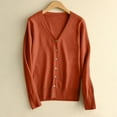 thumbnail image 1 of Mgmyaa Cardigan Sweaters for Women Button Closure V-Neck Long Sleeve Oversized Sweater Plus Size Fall Winter Cozy Knitted Tops, 1 of 9