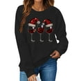 thumbnail image 1 of Mgmyaa Christmas Sweatshirt for Women Light Sweatshirts Long Sleeve Shirts Crewneck Pullover Tops, 1 of 5