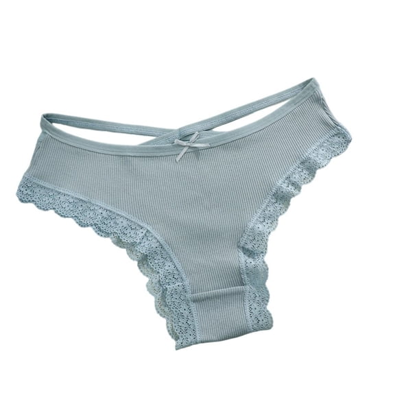 Mgmyaa Cotton Underwear for Women Lace Abdomen Mid-rise Waist and Hip Lift Comfortable Body Breathable Panties Briefs