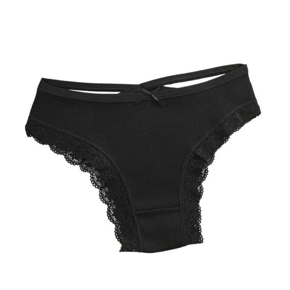 Mgmyaa Cotton Underwear for Women Lace Abdomen Mid-rise Waist and Hip Lift Comfortable Body Breathable Panties Briefs