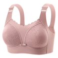 thumbnail image 1 of Mgmyaa Embossed Wireless Push-Up Bralette Women's Solid Color Bra with Hook & Eye Soft Skin-Friendly Fabric Ruffle Detail, 1 of 9