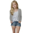 thumbnail image 1 of Mgmyaa Fall Girls Cardigan Long-Sleeve Open-Front Cropped Top Jacket, 1 of 7