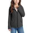 thumbnail image 1 of Mgmyaa Fall & Winter Girls Jackets Long-Sleeve Hooded Plush Coat with Pockets Size 5-14 Years, 1 of 5