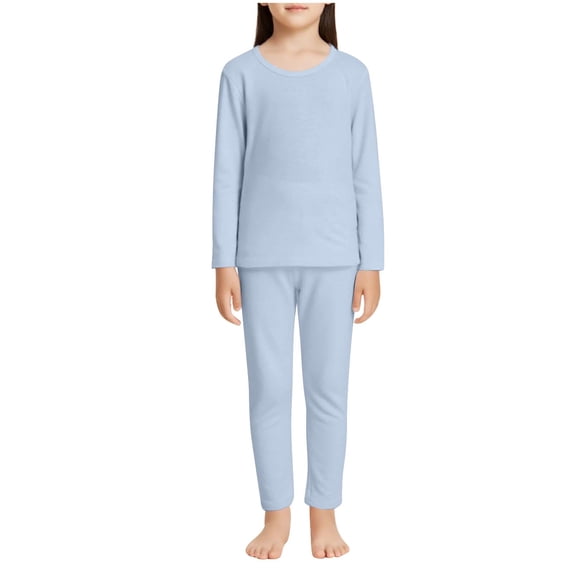 Mgmyaa Girls 2-Piece Fleece Pullover Top & Elastic Waist Long Pants Soft Cozy Home Suit Set 3-13 Years