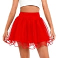 thumbnail image 1 of Mgmyaa Girls Dance Tutu Skirt Tulle Skirts Layered Ruffle Skirts for Party Performance School Festival 3-12 Years, 1 of 7