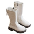 thumbnail image 1 of Mgmyaa Girls Fashion Long Boots Mid Calf Zip Up Boots for School and Everyday Use by Little and Big Kids, 1 of 4