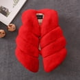 thumbnail image 1 of Mgmyaa Girls Fleece Jacket Vest Sleeveless Fuzzy Warm Outerwear Casual Winter Top 1-13 Years, 1 of 4