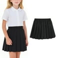 thumbnail image 1 of Mgmyaa Girls Pleated Skirt with Shorts Elastic Waist School Uniform Skirt for Toddler to Teen 2-17 Years, 1 of 7
