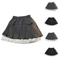 thumbnail image 1 of Mgmyaa Girls Pleated Uniform Skirt Elastic Waist A-Line School Mini Skirt with Built-in Shorts for Ages 3-11 Years, 1 of 8