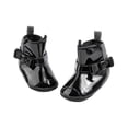thumbnail image 1 of Mgmyaa Girls Shiny Leather Booties Fall Winter Warm Walking Bow Tie Closure Baby Fashion Shoes, 1 of 8