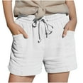 thumbnail image 1 of Mgmyaa Girls' Shorts Kids Summer Casual Rolled Edge Relaxed Shorts, 1 of 8