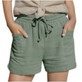 thumbnail image 1 of Mgmyaa Girls' Shorts Kids Summer Casual Rolled Edge Relaxed Shorts, 1 of 8