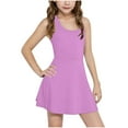 thumbnail image 1 of Mgmyaa Girls Sleeveless Tennis Dress Kids Racerback Golf Dress School Sports Dresses Outfit, 1 of 7