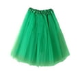 thumbnail image 1 of Mgmyaa Girls Solid Color Mesh Tutu Skirt Elastic Waist Dance Dressy Midi Skirt for Kids Ages 4-14, 1 of 8
