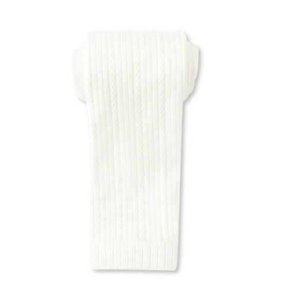 Mgmyaa Girls Solid Knit Leggings Kids Winter Thermal Tights Ribbed Fleece-Lined Base Layer Pantyhose Warm Layering Pants for Toddlers Teens