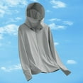 thumbnail image 1 of Mgmyaa Girls Sun Protective Hooded Jacket UPF Rash Guard Lightweight Quick Dry UV Swim Cover Up 3-16 Years, 1 of 5