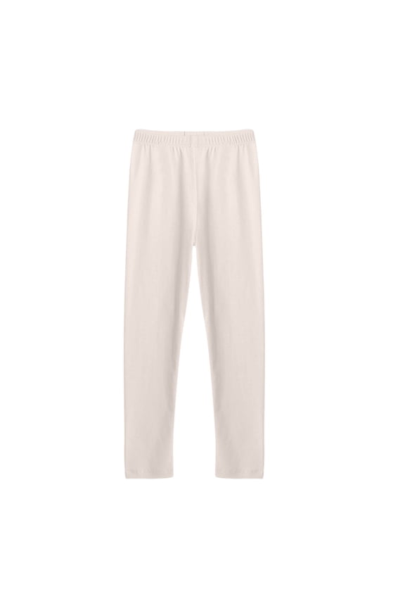 Girls Thin Leggings Kids Cropped Pants High Stretch Athletic Capri for Sports and Active Wear