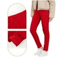 thumbnail image 1 of Mgmyaa Girls' Warm Fleece Leggings Stretchy Elastic Waist Long Pants Soft Inner Fleece Yoga Leggings for Girls & Boys 3-13 Years, 1 of 8