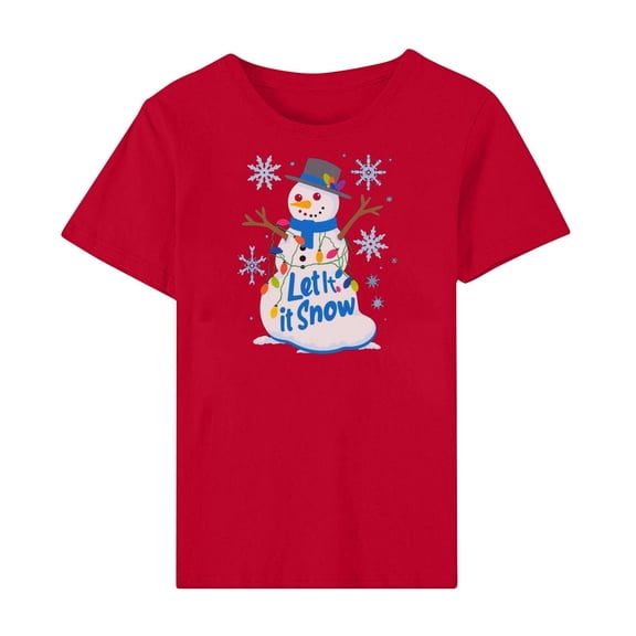 Mgmyaa Graphic Tees for Women Casual Crew Neck Short Sleeve Basic T-Shirt Top