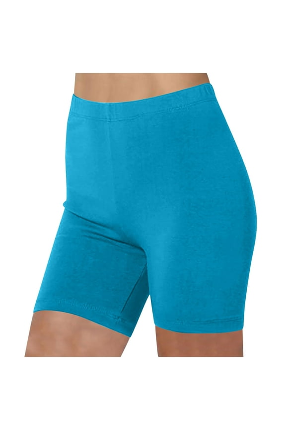 High Waisted Biker Shorts for Women 5" Tummy Core Control Fitness Athletic Workout Running Yoga Gym Shorts