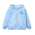 thumbnail image 1 of Mgmyaa Kids' Casual Long Sleeved Hooded Light Jacket Lightweight Hooded Windbreaker Zipper Jacket for Boys and Girls, 1 of 4