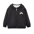thumbnail image 1 of Mgmyaa Kids' Casual Long Sleeved Hooded Light Jacket Lightweight Hooded Windbreaker Zipper Jacket for Boys and Girls, 1 of 5