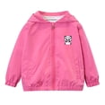 thumbnail image 1 of Mgmyaa Kids' Casual Long Sleeved Hooded Light Jacket Lightweight Hooded Windbreaker Zipper Jacket for Boys and Girls, 1 of 5