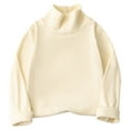 thumbnail image 1 of Mgmyaa Kids High Neck Baselayer Tops Long Sleeve Shirts for Boys and Girls Casual Comfortable Wear, 1 of 4
