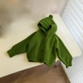 thumbnail image 1 of Mgmyaa Kids Hooded Knit Cardigan Sweater Casual Jacket Open Front Long Sleeve Outerwear 6M-6 Years, 1 of 3