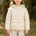 thumbnail image 1 of Mgmyaa Kids Hooded Puffer Jacket Full Zip Winter Warm Coat for Boys Girls School Outdoor Daily Wear, 1 of 9