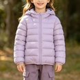 thumbnail image 1 of Mgmyaa Kids Hooded Puffer Jacket Full Zip Winter Warm Coat for Boys Girls School Outdoor Daily Wear, 1 of 9
