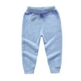 thumbnail image 1 of Mgmyaa Kids' Sports Joggers Pants with Ankle Cuffs, Solid Color Pull-On Sweatpants for Boys & Girls, Casual Elastic Waist Active Pants Sizes 0-13Y, 1 of 4