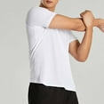 thumbnail image 1 of Mgmyaa Men's Athletic Running Short Sleeve Shirt Quick Dry Moisture Wicking Gym Workout T-Shirt, 1 of 7
