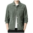 thumbnail image 1 of Mgmyaa Men's Button Front Lapel Collar Jacket, Long Sleeve Casual Outerwear, 1 of 7