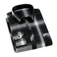 thumbnail image 1 of Mgmyaa Men's Casual Checkered Long Sleeve Button Down Shirt Plaid Collared Tops, 1 of 4