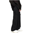 thumbnail image 1 of Mgmyaa Men's Fashion Casual Denim Jeans Long Pants Drawstring Elastic Waist Pocket Cowboy Trousers, 1 of 3