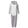 thumbnail image 1 of Mgmyaa Men's Hooded One-Piece Pajama Jumpsuit Comfortable Sleepwear with Front Zipper for Cozy Home Use and Lounge, 1 of 4