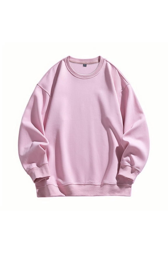 Men's Lightweight Fleece Hoodie Loose Fit Pullover Round Neck Inner Base Layer Comfort Casual Sportswear