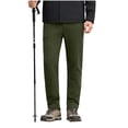 thumbnail image 1 of Mgmyaa Men's Quick-Dry Tapered Flat Front Pants With Zipper Fly Regular Fit Full Length Solid Color Soft Lightweight For Spring Summer Travel, 1 of 8