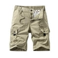 thumbnail image 1 of Mgmyaa Men's Stretch Cargo Shorts Casual Drawstring Comfortable Workwear Shorts, 1 of 8
