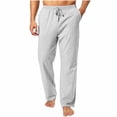 thumbnail image 1 of Mgmyaa Men's Stretchy Yoga Jogger Pants With Drawstring Elastic Waist Regular Fit Full Length Soft For Exercise Daily Wear, 1 of 8